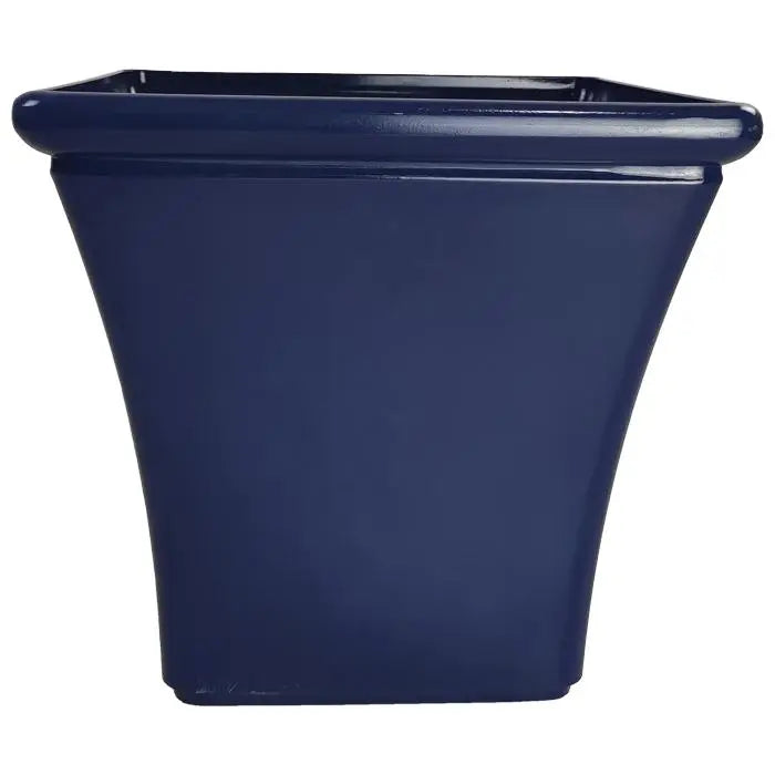 Large Melrose Planter Dark Blue Glaze 43.5x43.5x39