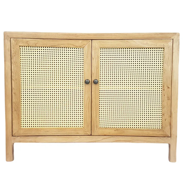 Bali Recycled Elm TV Stand 2 Door Table