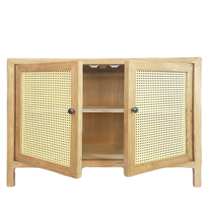 Bali Recycled Elm TV Stand 2 Door Table