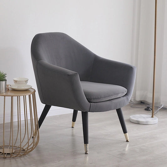 Lounge Armchair Velvet Grey