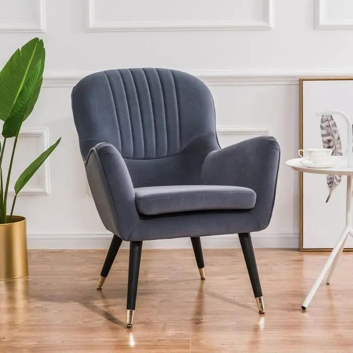 Harper Armchair Velvet Grey