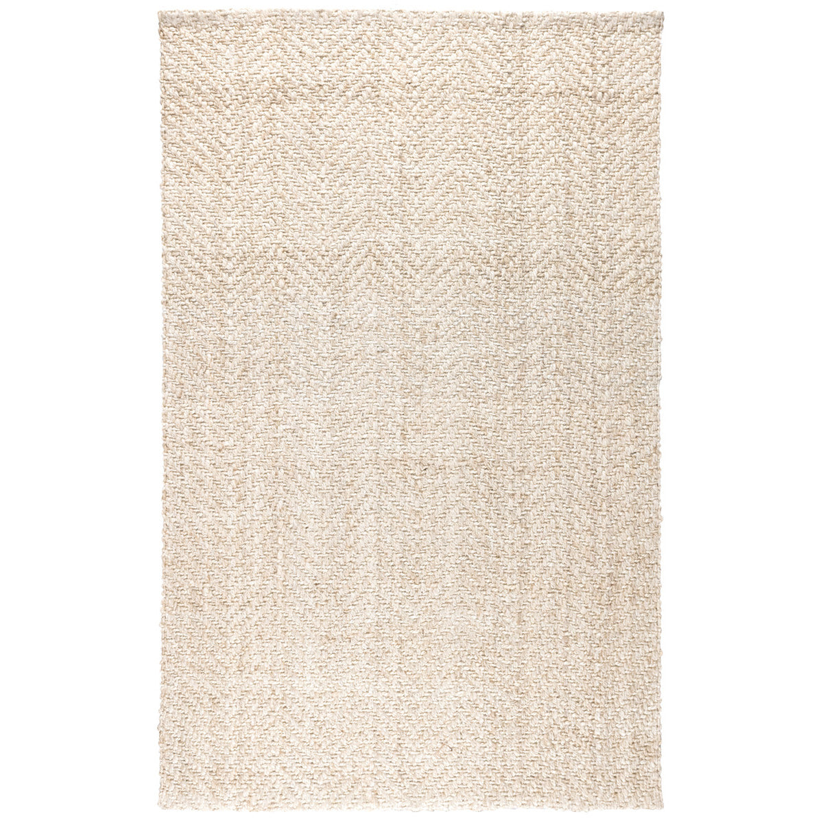 Herringbone Ivory 9x12 Jute Rug