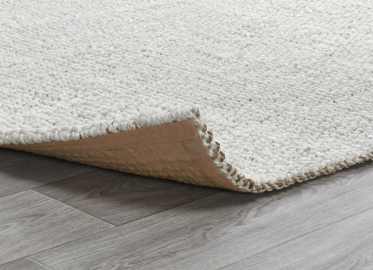 Chunky Loop Ivory 8x10 Rug