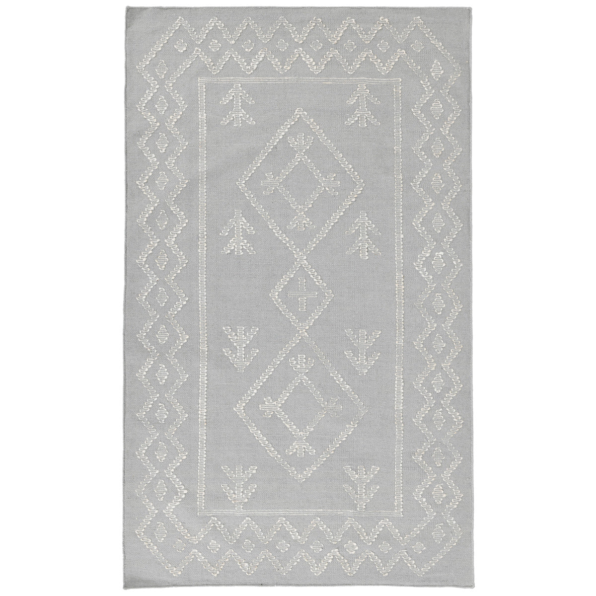Lagos Gray Ivory 5x8 Rug