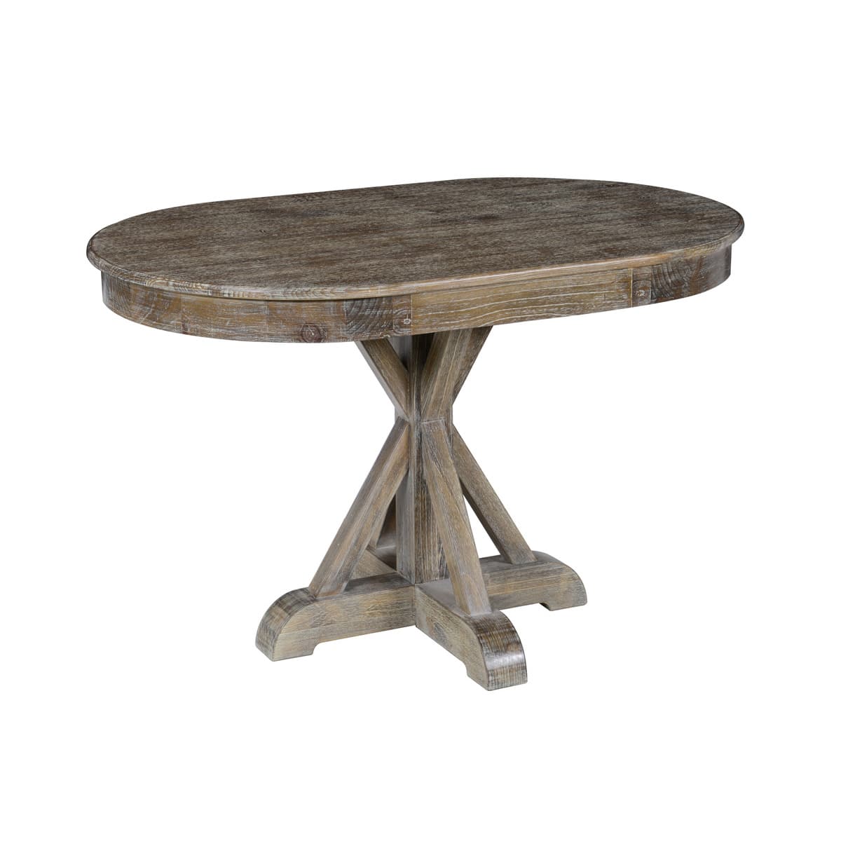 Maxwell Dining Table Lime Wash Brown