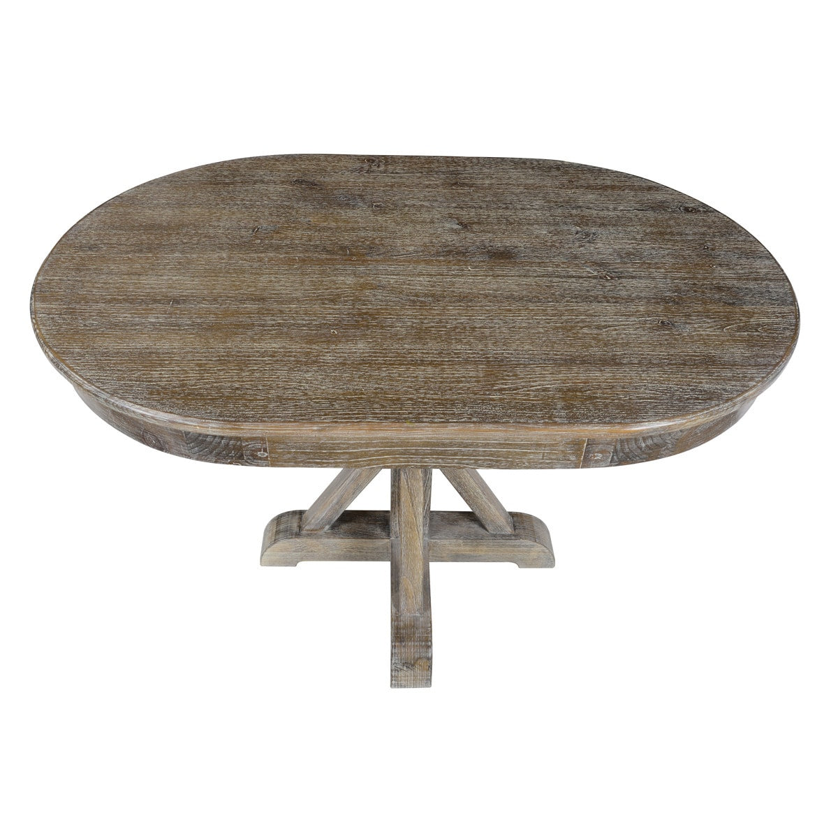 Maxwell Dining Table Lime Wash Brown