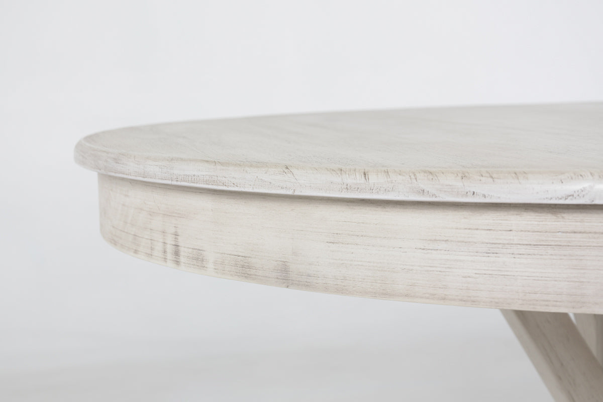 Maxwell 42 Round Dining Table Sunbleached Ivory