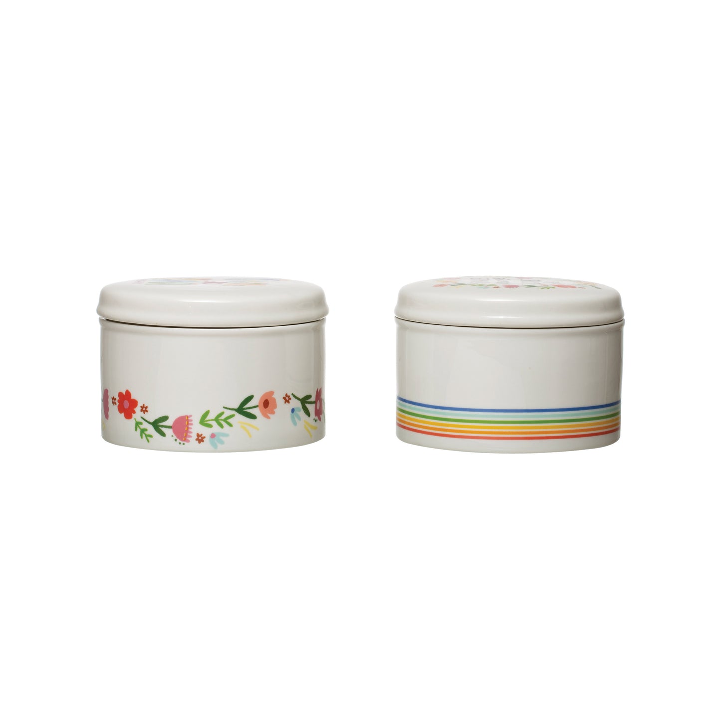 5" Stoneware Canister with Lid