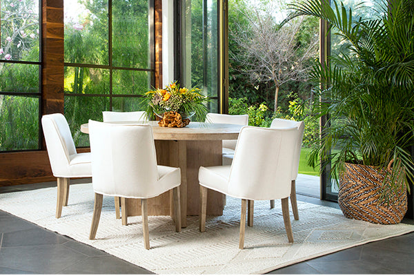 Sizan Dining Chair W/ Performance Fabric