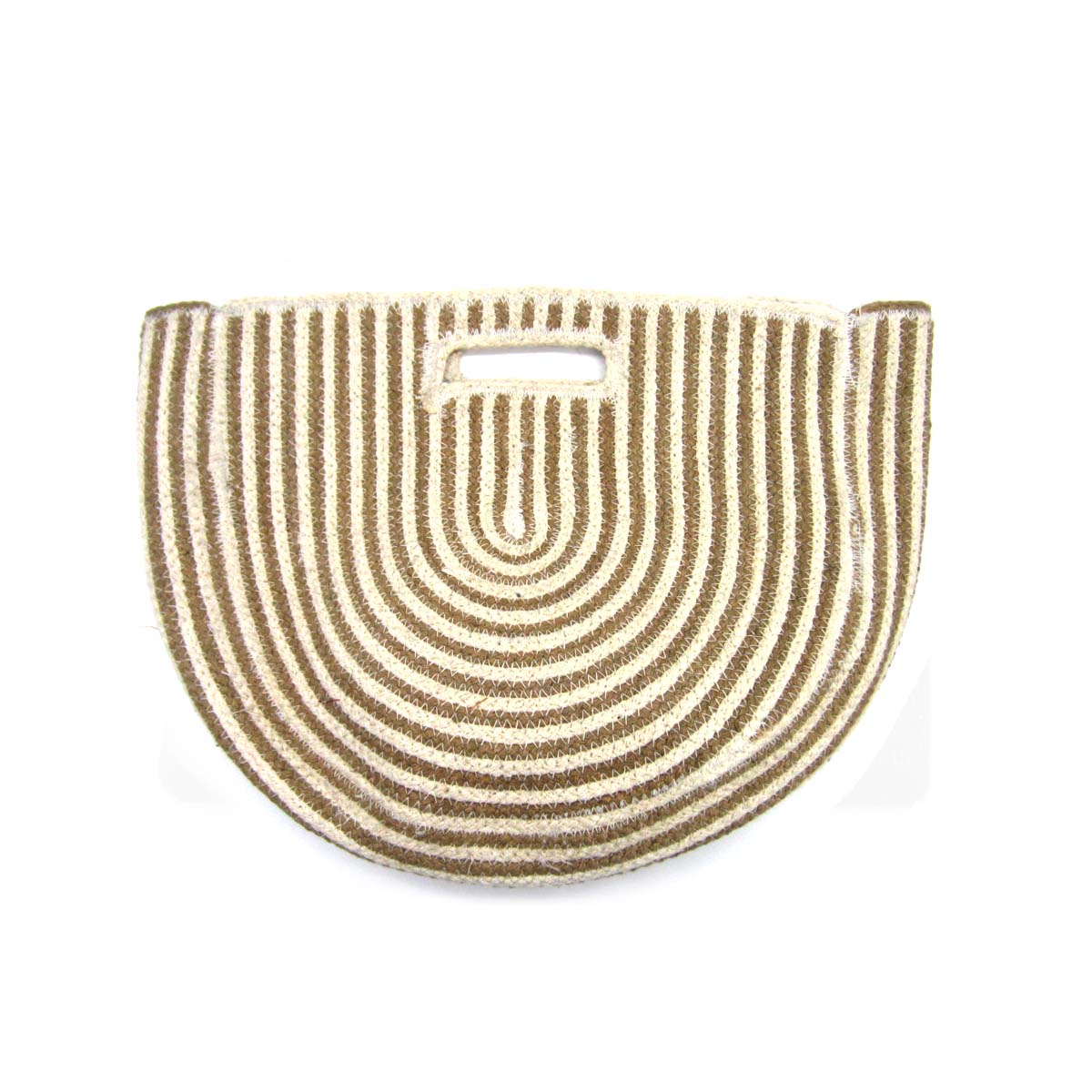 Rainbow Woven Tote Bag Neutral