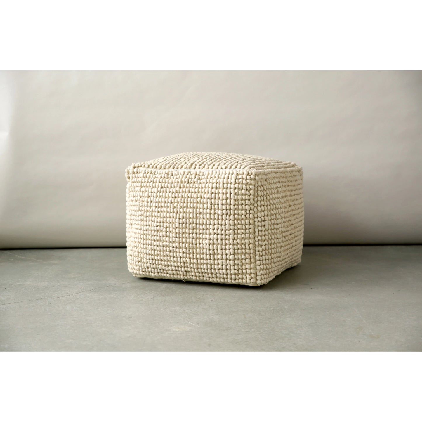 New Zealand Wool Pouf
