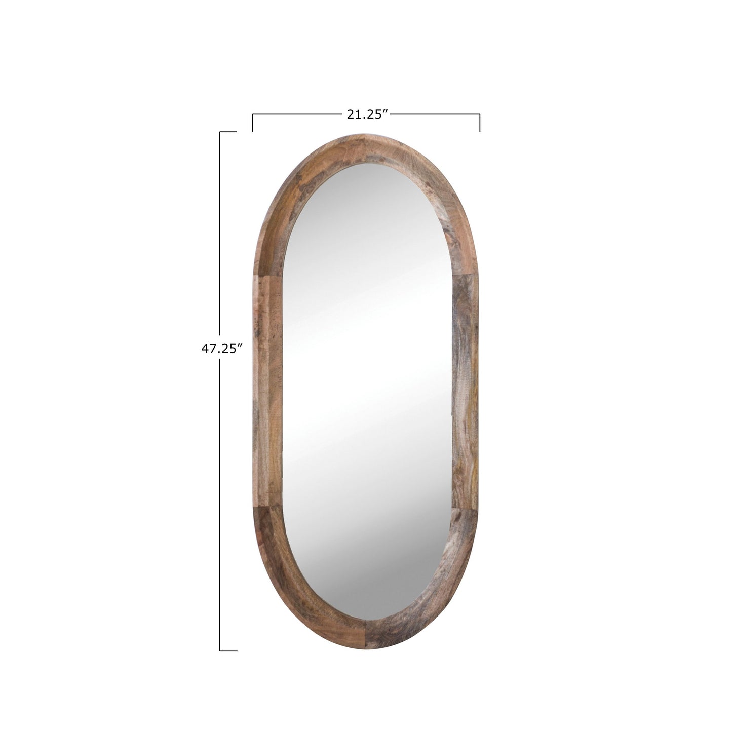 Wall Mirror Mango Wood Framed
