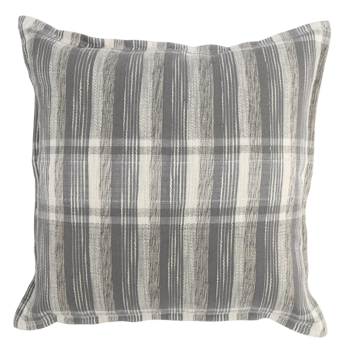 RM Karlie Gray Ivory Pillow 22x22