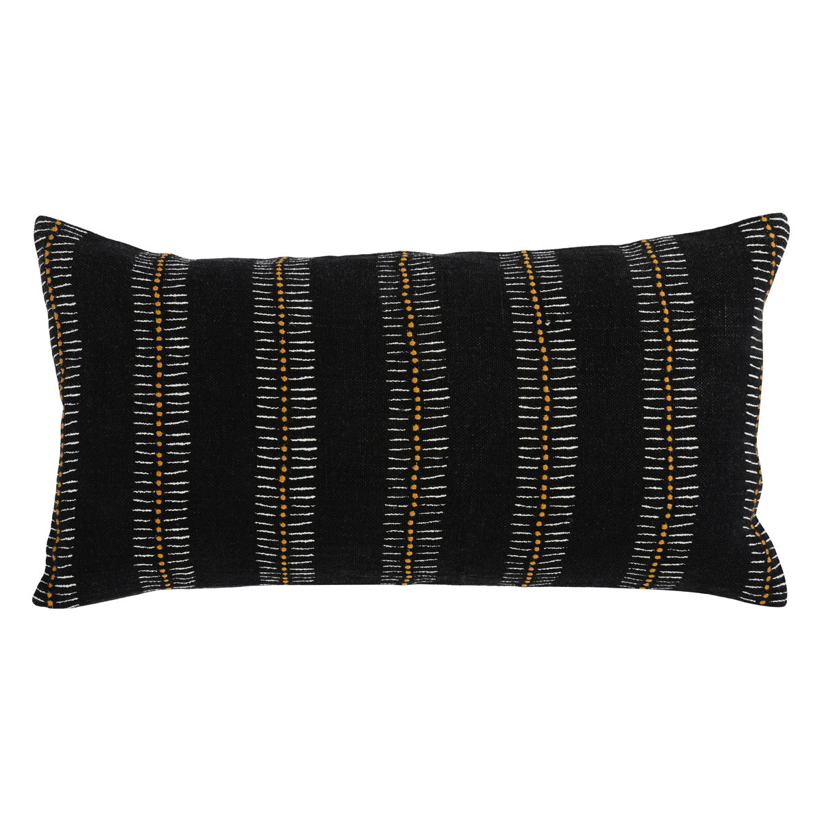 RP Cabana Black Tumeric Gold Pillow 14x26
