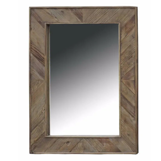 Square Mirror Decor With Tiled Frame