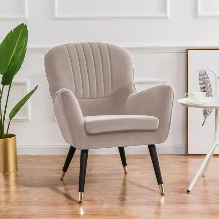 Harper Armchair Velvet Beige