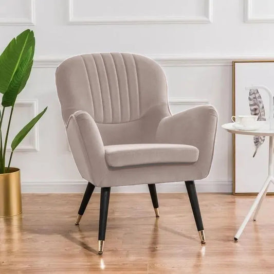 Harper Armchair Velvet Beige