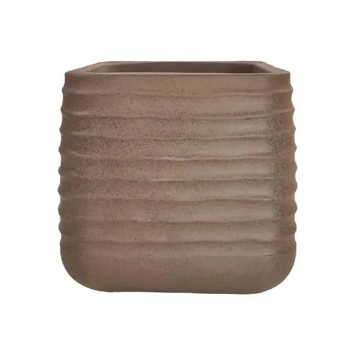 Small Jason Planter Clay Rust 28x28x27.5