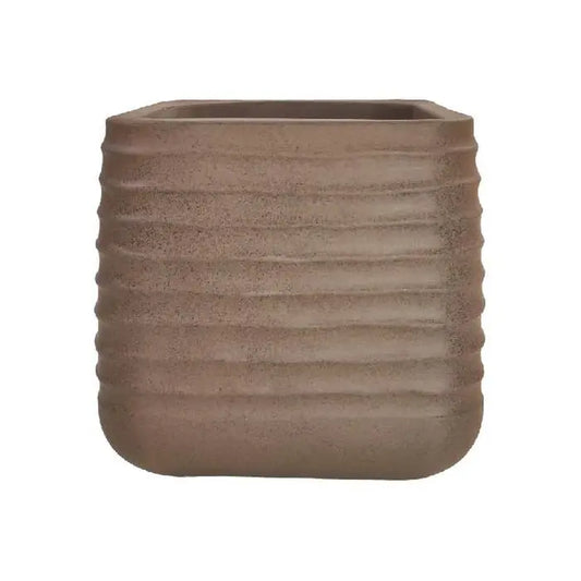 Small Jason Planter Clay Rust 28x28x27.5