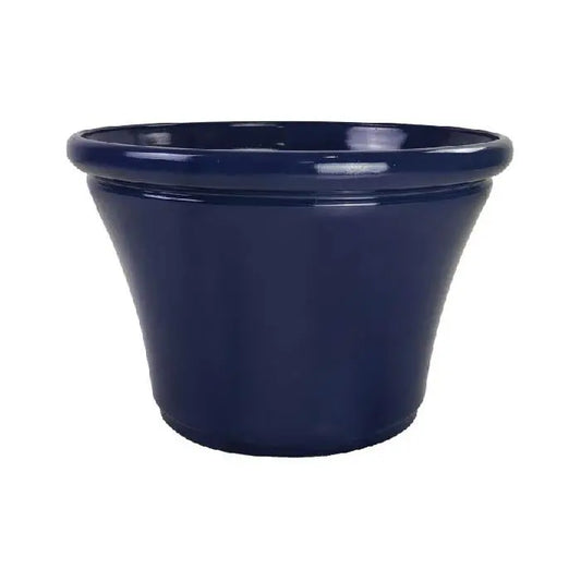 Medium Tower Planter Dark Blue Glaze 40x40x26