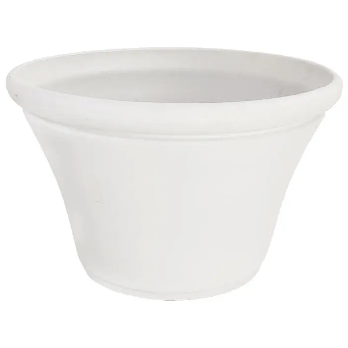 Large Tower Planter Matte Ivory 45.5x45.5x29.5
