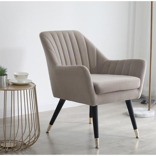 Houston Armchair Velvet Beige