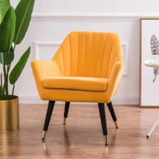 Houston Armchair Velvet Yellow