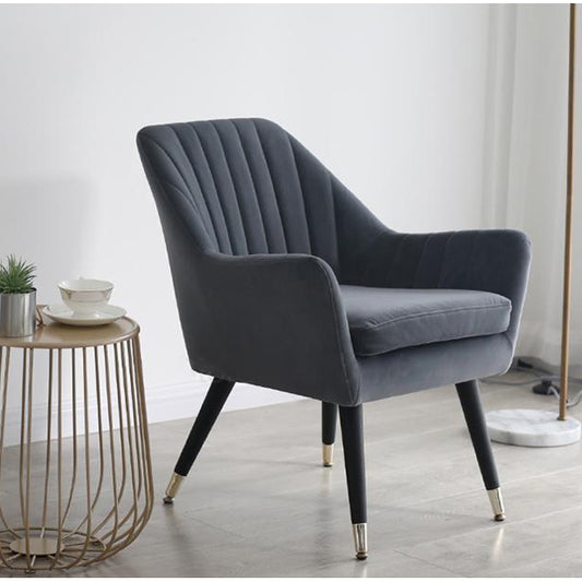 Houston Armchair Velvet Grey