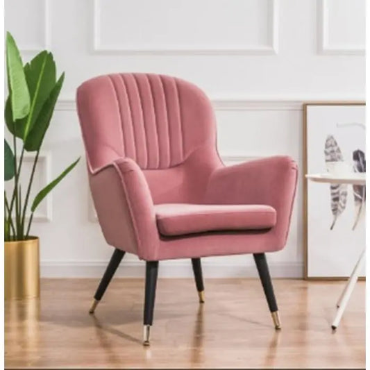 Harper Armchair Velvet Pink