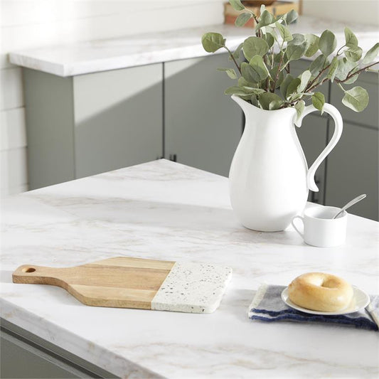 Terracotta Wood Contemporary Chopping Board 9"W, 16"H