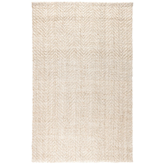 Herringbone Ivory 9x12 Jute Rug