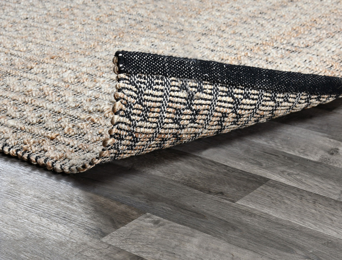 Indus Black Natural 5x8 Rug
