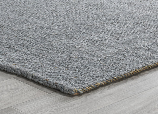 Chunky Loop Blue Charcoal Rug 5x8