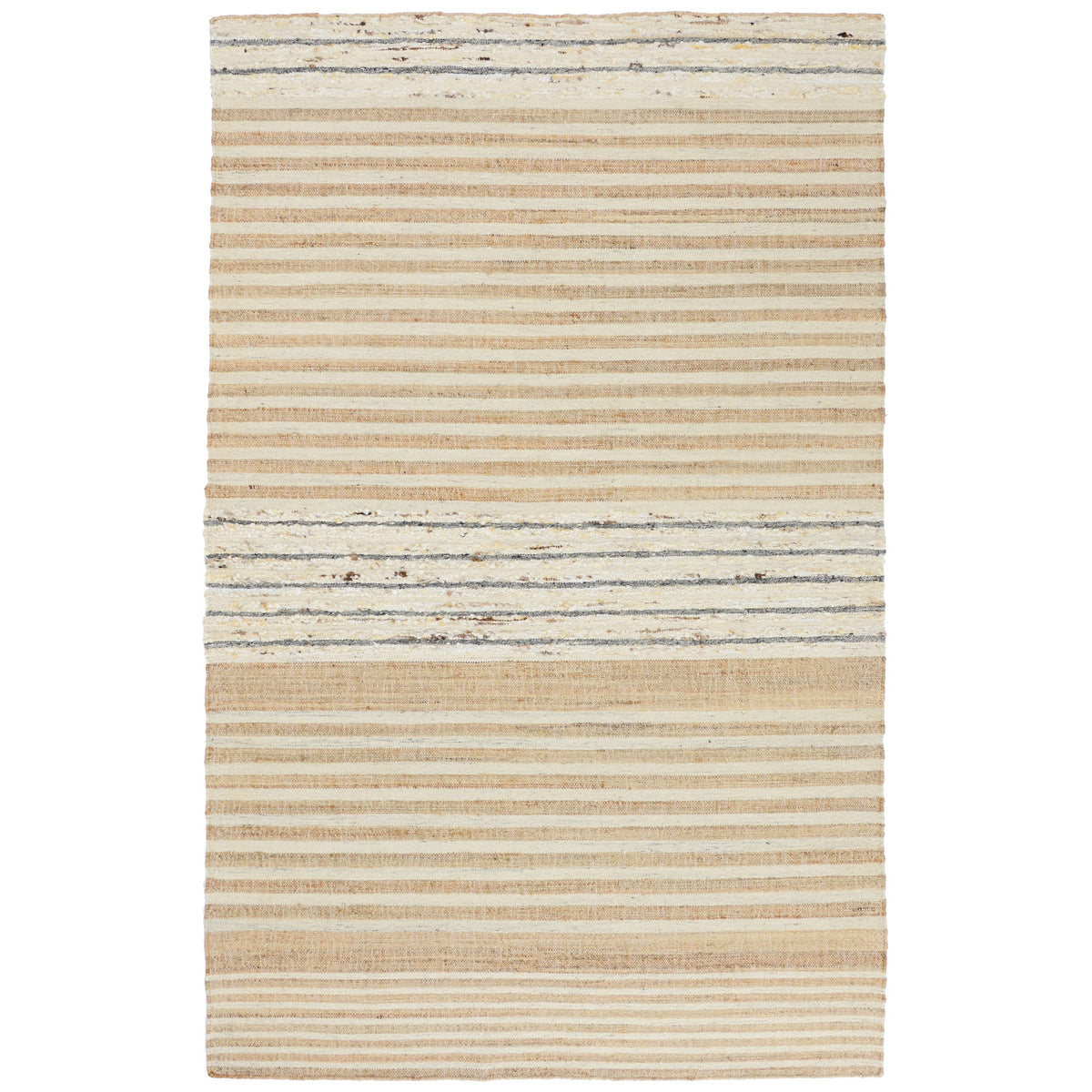 Pego Stripe Natural Multi 5x8 Rug