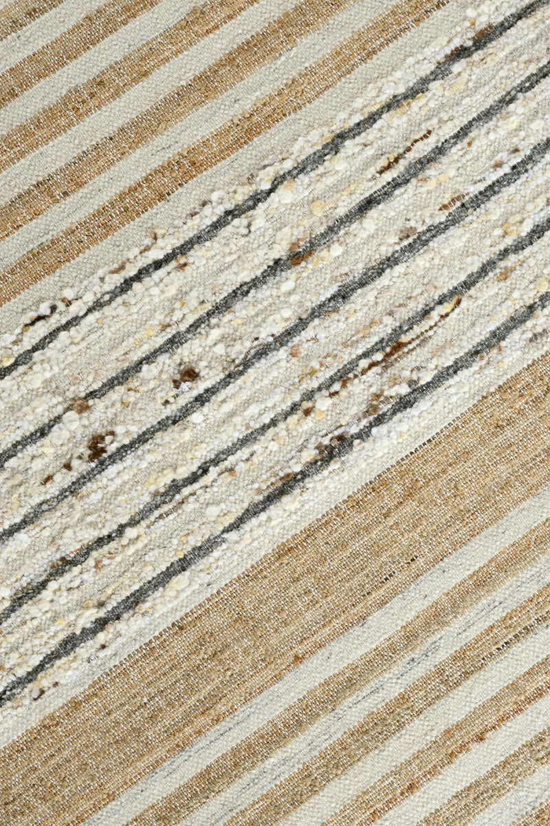 Pego Stripe Natural Multi 5x8 Rug