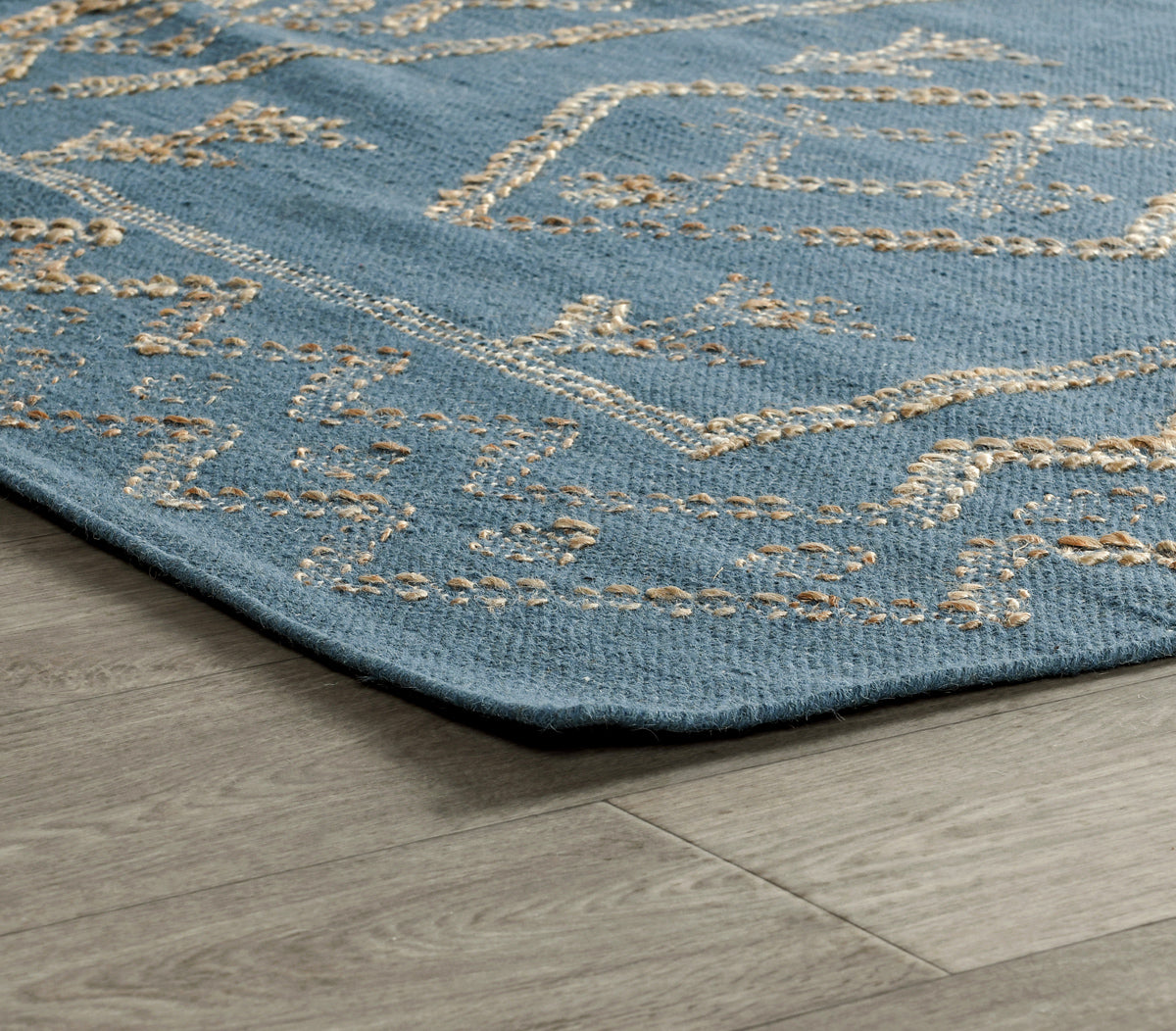 Lagos Blue Natural 8x10 Rug