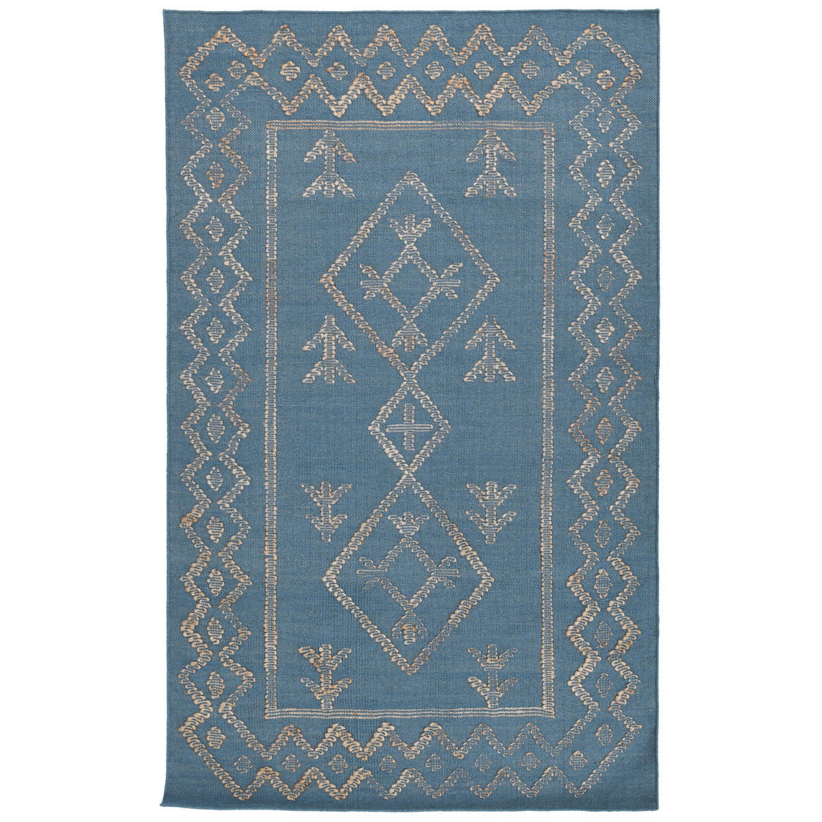 Lagos Blue Natural 8x10 Rug