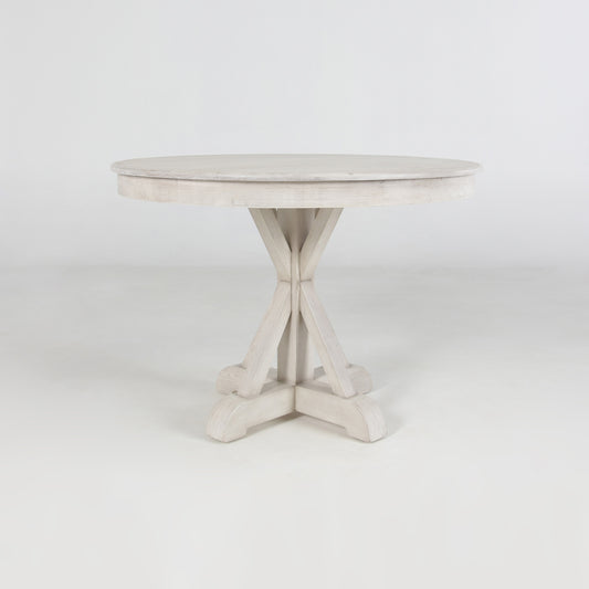 Maxwell 42 Round Dining Table Sunbleached Ivory