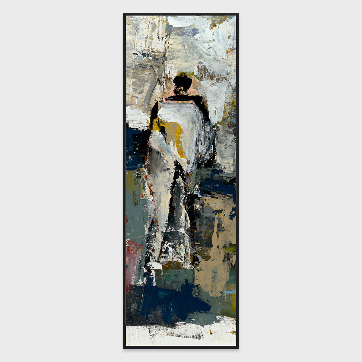 Solo II Canvas Art 24x72 Framed Art