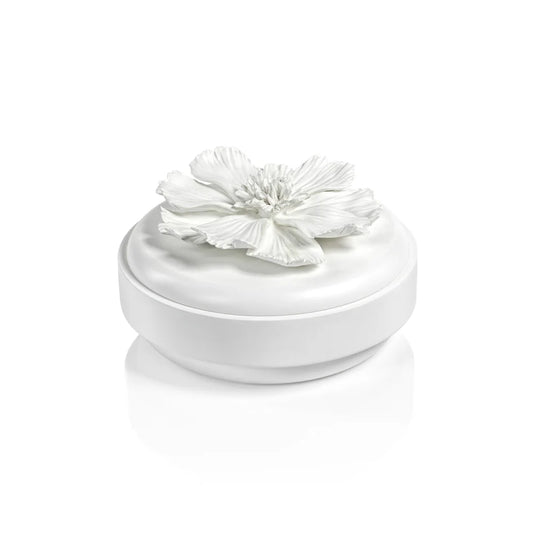 Large Blanchefleur All White Wood & Porcelain Box