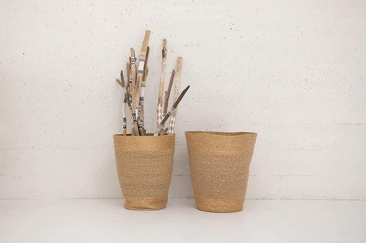Hand Woven Seagrass Basket Set of 2