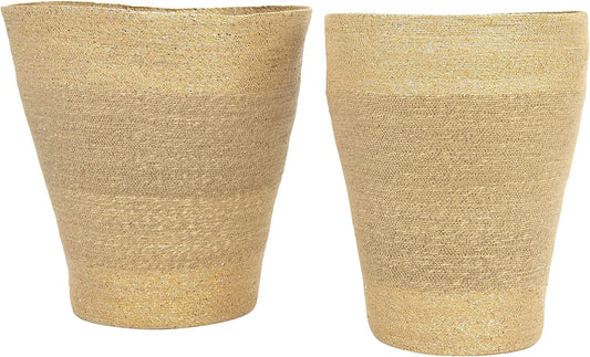 Hand Woven Seagrass Basket Set of 2