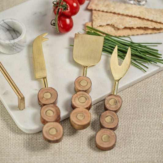 South Bay Metal and WoodServer Cheese Tool Set