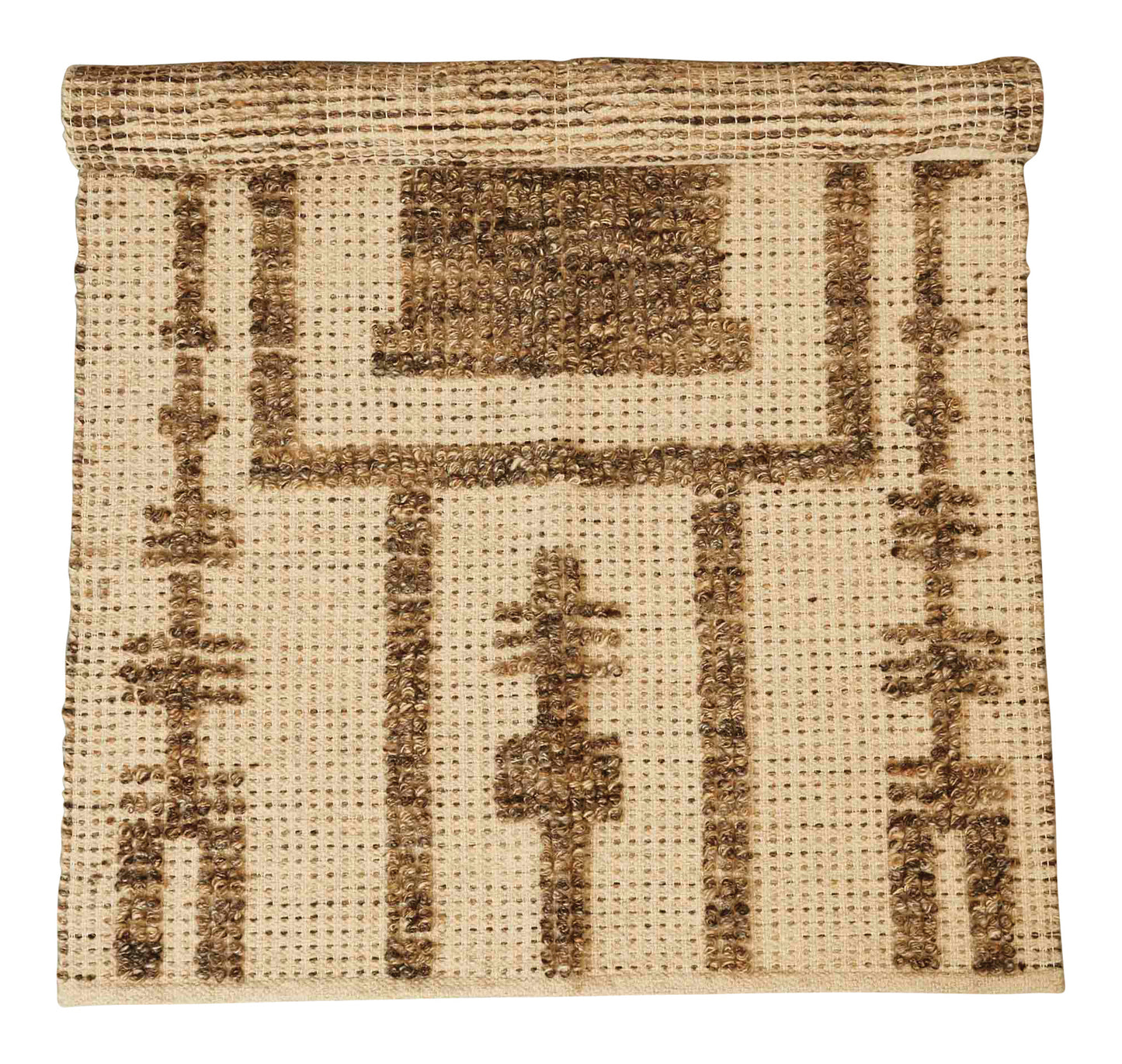 Wool & Cotton Woven Rug 60"L x 36"W
