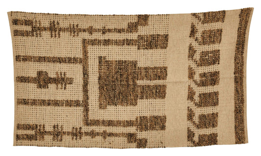 Wool & Cotton Woven Rug 60"L x 36"W