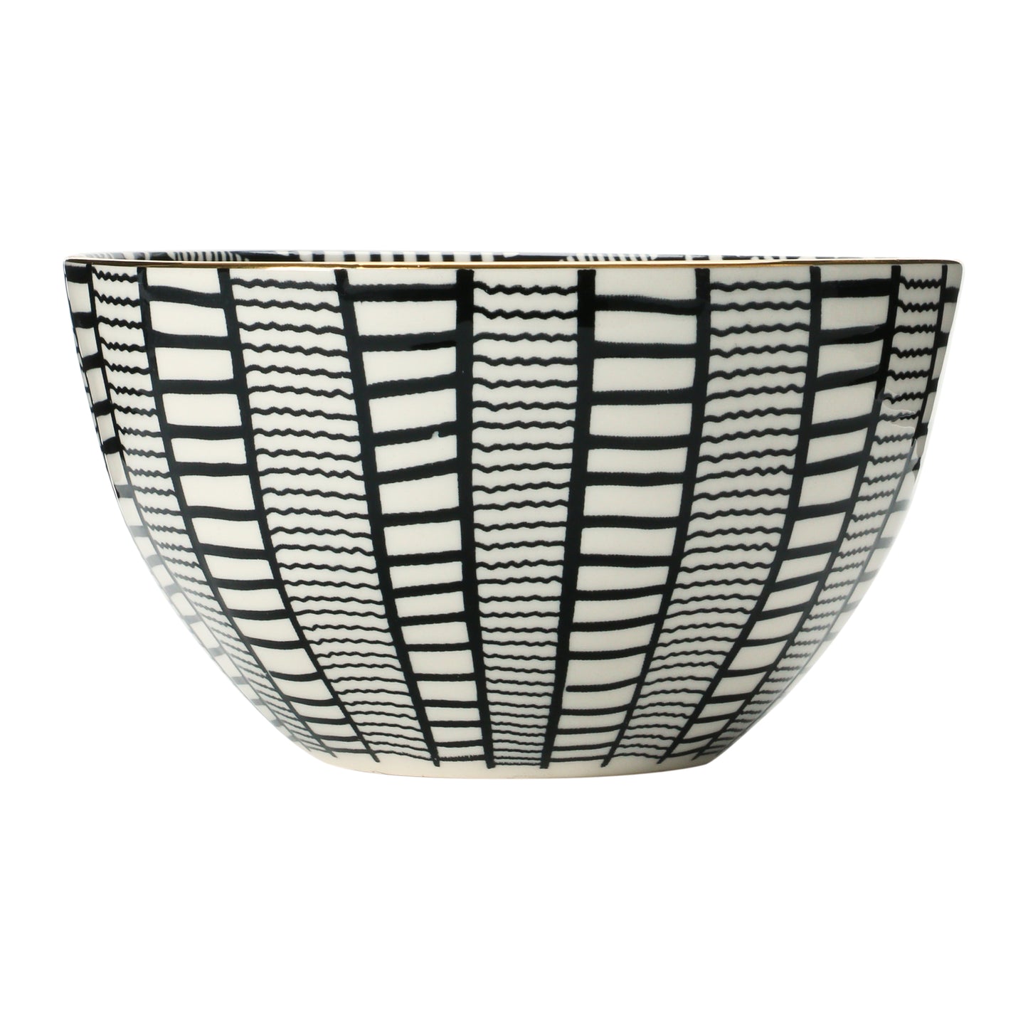5" Stoneware Bowl with Pattern