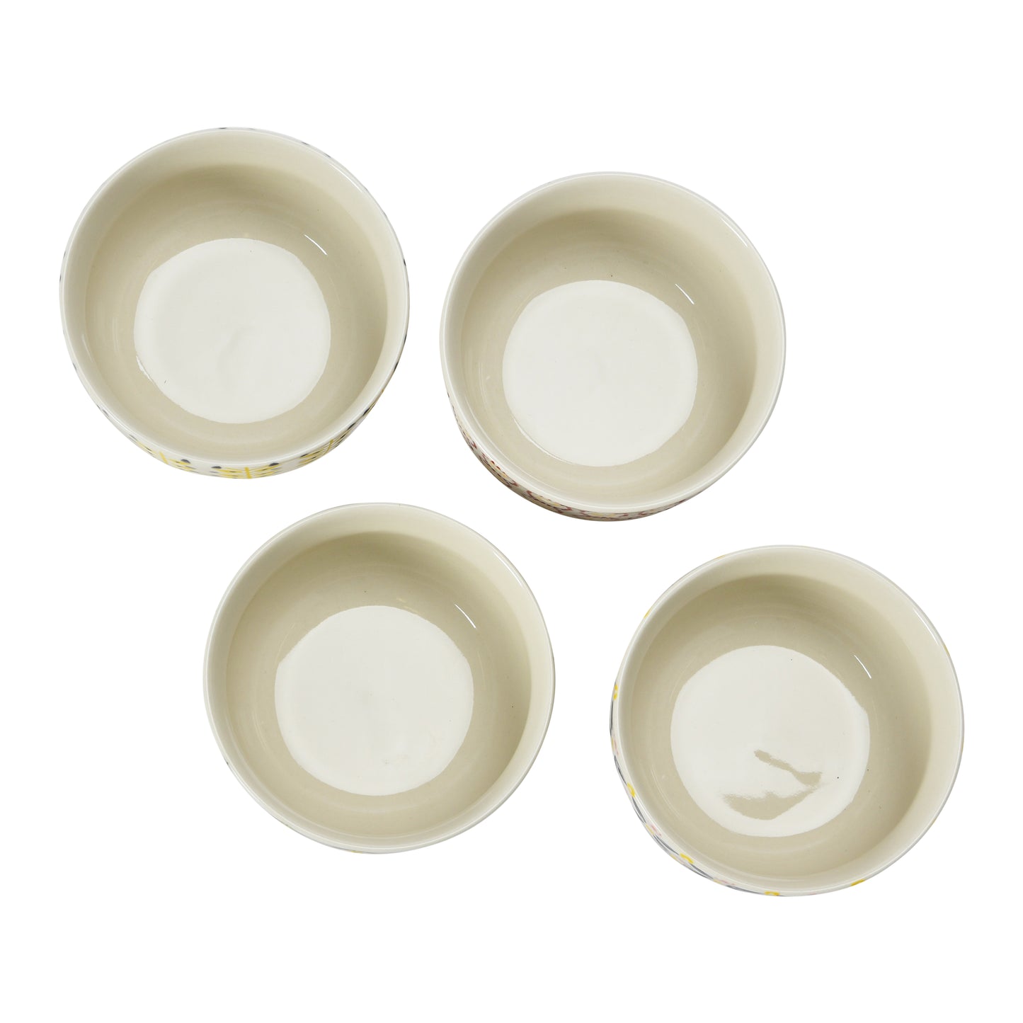 Hand-Stamped Stoneware Bowl, 4 Styles