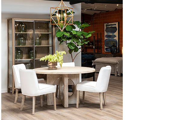 Sizan Dining Chair W/ Performance Fabric