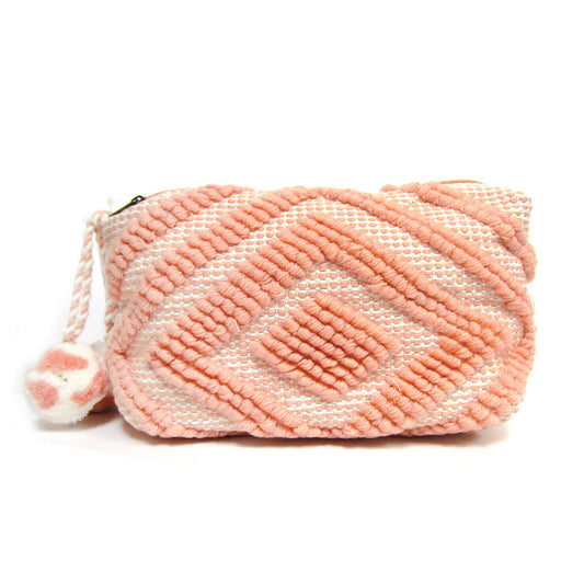 11"X7" Clutch Bag Peach