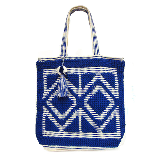 Handle Tote Bag Royal Blue